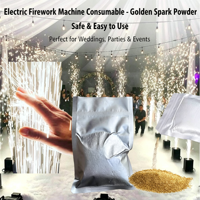 Poudre de titane composite pour machine à étincelles froides, 200g, pour scène de mariage, DJ, intérieur/extérieur, avec fiche de données de sécurité (MSDS)