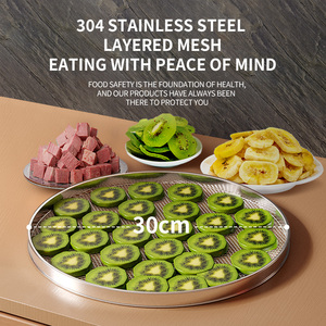 Deshidratador de Frutas y Verduras Giratorio de 12 Bandejas con Bandejas Grandes de 300 mm, Deshidratador de Alimentos Multiusos para el Hogar y Comercial - Product Image 3