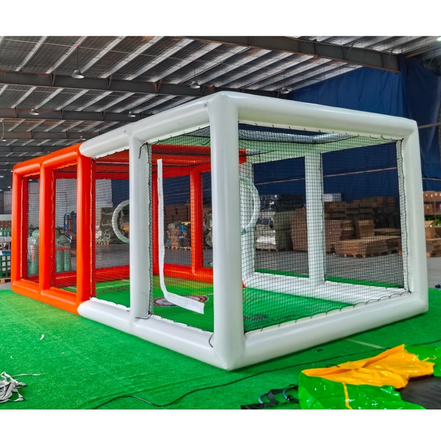 Inflatable Drone Soccer Arena UAV Training Racing Field Portable Custom Size
