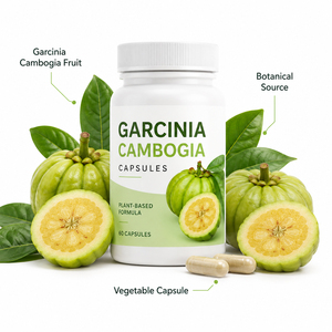 Nouvelles capsules d'extrait de Garcinia Cambogia Max, brûleur de graisse thermogénique, accélérateur pour la gestion du poids chez l'adulte - Biologique, sans gluten - Product Image 5