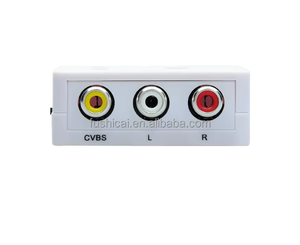Conversor Mini HD para AV com Fonte de Alimentação USB <span class=keywords><strong>CVBS</strong></span> Vermelho Amarelo Branco Saída 5V Entrada 1080p Resolução Tela Colorida - Product Image 4