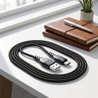 Câble de charge rapide USB Type-C 5A en alliage d'aluminium et cuivre pur, 1M/2M/3M pour Android