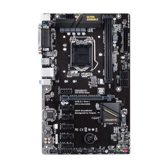GA-H110-D3A for GIGABYTE Desktop Motherboard H110-D3A H110 Socket LGA 1151 DDR4 32G PCI-E 3.0 USB 3.1