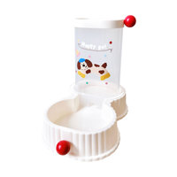 Distributeur automatique de nourriture pour animaux de compagnie, grande capacité, distributeur d'eau pour chien et chat, double usage, non électrique, conteneur de stockage de nourriture pour chien, PP