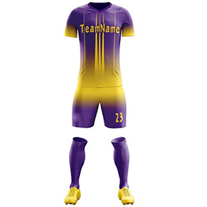 Uniforme de Fútbol Personalizado de la Selección <span class=keywords><strong>Colombia</strong></span>, Estilo Americano, Marca Canadiense, en Colores Amarillo, Rojo y Negro - Product Image 2