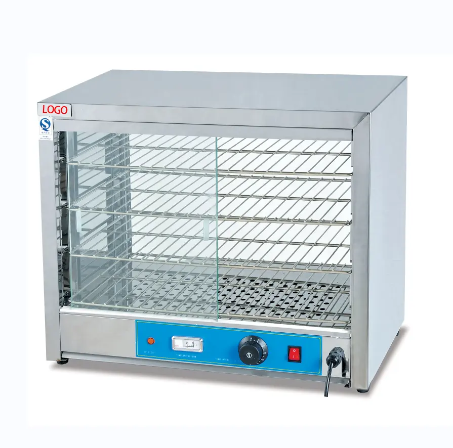 Vitrine chauffante pour aliments de poulet frit, pouces, présentoir commercial, nouveauté