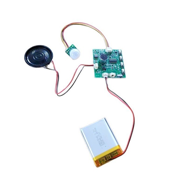 High Sound Quality Human Body Induction Magnetic Control Light Control Music Birthday Card Movement Recording Module Loud Sound