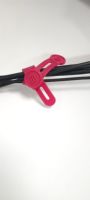 YS YS0069 Organisateur de câbles en silicone réutilisable multifonctionnel réglable, couleur personnalisée 15,5x1,5CM pour rangement de fils et câbles de charge