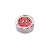 Microphone à condensateur électret (ECM) unidirectionnel 16*6.3mm avec plaques de soudure, noyau de microphone haute stabilité pour microphone de conférence