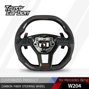 <span class=keywords><strong>Volant</strong></span> en fibre de carbone personnalisé et élégant pour Mercedes-Benz <span class=keywords><strong>W204</strong></span> W212 C204 <span class=keywords><strong>AMG</strong></span> CLS63 CLA45 GLA45 <span class=keywords><strong>C63</strong></span> E300 E550 E63 2011-2014 - Product Image 2