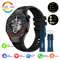 Montre connectée HDSmartwatch de la marque SMA pour hommes et femmes, compatible Android et iOS, suivi d'activité, étanche 3ATM, moniteur de santé, montre intelligente AI