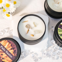 Ventes en gros de bougies parfumées artisanales en cire de soja de haute qualité, respectueuses de l'environnement, pour la décoration de la maison, la Saint-Valentin