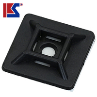 Attaches-câbles autocollantes - Attaches-câbles en nylon robustes avec dos adhésif pour le câblage/l'électronique, certifiées UL94V-2