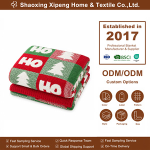 Couverture en tissu jacquard ultra douce et confortable, couverture en chenille personnalisée pour lit, canapé, décoration <span class=keywords><strong>de</strong></span> Noël, cadeaux d'anniversaire - Product Image 1