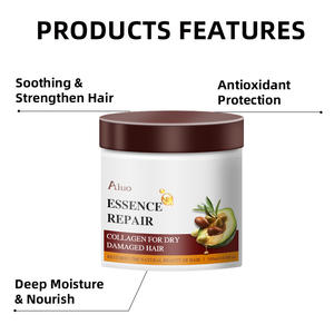 <span class=keywords><strong>Mascarilla</strong></span> hidratante para el cabello con aceite de argán orgánico natural para alisar el brillo y reparar el cabello dañado para hombres y mujeres de uso diario - Product Image 3