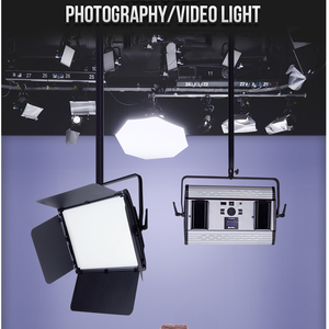 Tolifo GK-S120BL PRO de haute qualité, panneau lumineux LED professionnel 120W CRI95+ pour la photographie et la vidéo, idéal pour le studio et le streaming en direct - Product Image 6