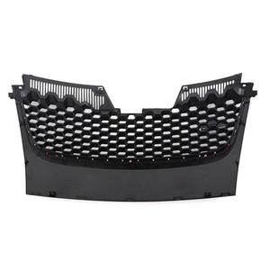 Rejilla Delantera para Volkswagen Golf 5 GTI, de Plástico ABS con Diseño de Panal de Abeja, Color Negro con Detalles Rojos, para Jetta Mk5 2006-2009 - Product Image 2