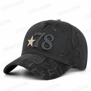 Cappellino Snapback Personalizzato in Cotone 100% con Fodera in Raso Effetto Stone Washed, Logo in Rilievo, Stile Skate OEM ODM - Product Image 1