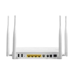 جهاز XPON dualband GPON ONT 4GE, جهاز XPON dualband GPON ONT بـ 4 أوعية + 2 قصرية + هوائي USB واي فاي جهاز إصدار إنجليزي