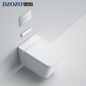 Inodoro Inteligente Automático con Asiento Calefactable, Suspendido en la Pared, Alargado, con Sifón en P - Product Image 5