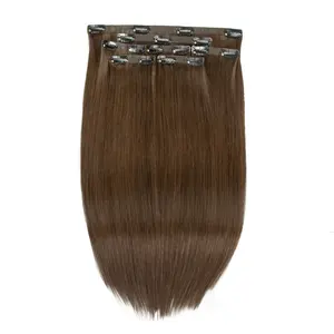 Raw Russian 100 Human One Donor Cuticle Aligned Seamless Clip In Hair Extension