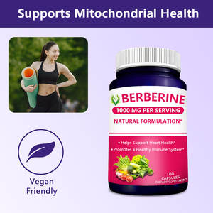 Cápsulas de extracto de berberina Hcl Natural de gran venta, 1000mg, aumenta la inmunidad, suplementos sanitarios, cápsulas de berberina - Product Image 3