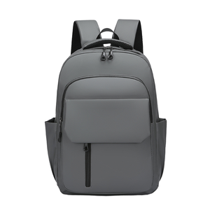 2026 Minimalist Gray Laptop <b>Backpack</b> Waterproof Travel Bag Business Commute College School <b>Backpack</b> For Men Women Large Capacity - Product Image 1