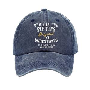 Бейсболка унисекс в американском стиле, 6-панельная, регулируемая, с эффектом потертости, из ПВХ с принтом, для трансграничной торговли - Product Image 5