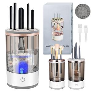 0728 Herramienta Limpiadora de Brochas de Maquillaje de Lavado y Secado Rápido, Portátil para Viajes, Máquina Automática para Limpiar Brochas - Product Image 2