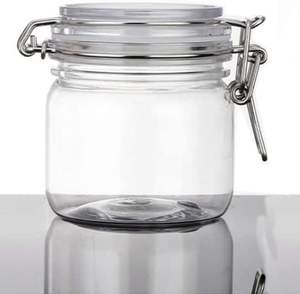 Frasco de Vidrio Sellado de 500 ml para Almacenamiento, Frasco Redondo y Cuadrado para Té, Alimentos Enlatados y Miel, con Cierre de Acero Inoxidable - Product Image 4