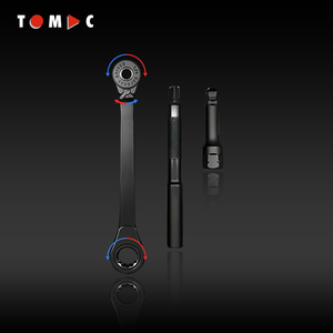 TOMAC 1/4&quot; Ultra-Thin Reversible Go-Thru Stubby Ratchet &amp; Low-Profile Bit and <strong>Socket</strong> Tool <strong>Set</strong> (30pcs) - Product Image 4