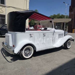 Voiture électrique vintage convertible avec auvent amovible, idéale pour les expositions et les événements - Product Image 5