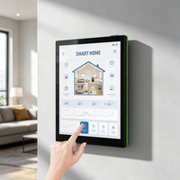Tableta de Reuniones de 10.1 Pulgadas con Android 11, Montable en Pared, Pantalla Táctil POE, para Reserva de Salas de Reuniones, 4+64G con NFC y Luz LED