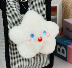 Niedliche Quietschende Stern-Plüsch-Anhänger Schlüsselanhänger Taschenanhänger Stoffpuppen für Verkaufsaktionen Großhandel - Product Image 4