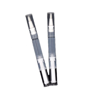 Custom logo 2ml 3ml 5ml Cosmetic Empty Transparent Twist Nail Cuticle Oil Pens with <b>Brush</b> Applicator - Product Image 4