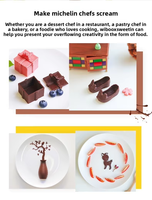 Printer Makanan 3D Otomatis untuk Label Kue Cokelat, Pembuat Cokelat Multi-formulasi untuk Restoran Bintang Michelin