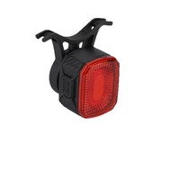 Lampu Belakang Sepeda ABS Cerdas dengan Sensor Getaran, Basis Ganda, 6 Mode Pencahayaan, Bertenaga Baterai untuk Sepeda Jalan Raya - Berkendara Malam Hari