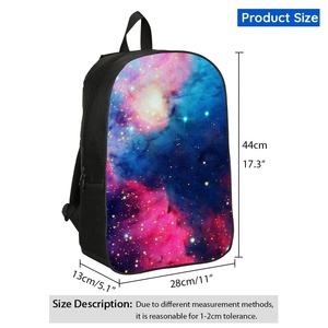 Thời Trang Mới Nhất Thấp Hơn MOQ Trống Thăng Hoa Túi Tùy Chỉnh <span class=keywords><strong>Galaxy</strong></span> In Ấn Trường Ba Lô Cho Học Sinh - Product Image 5