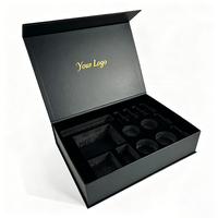 Offre Spéciale – Coffret Cadeau Magnétique Noir de Luxe pour Bouteilles Vides de Soins des Ongles en Gel, Boîte d'Emballage pour Huile à Ongles
