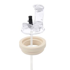 Tapa Transparente Portátil de Doble Función de Alta Calidad para Vasos Stanley y Ice Tumbler, Cubierta para Pajita de Taza de Café Portátil - Product Image 4