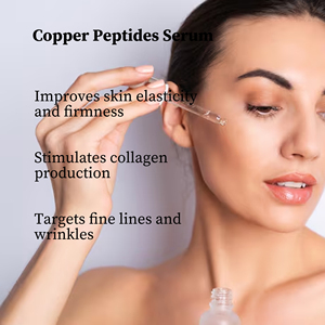 फाइन लाइन उपचार एंटी-एजिंग फेस सीरम हाइलूरोनिक एसिड हर्बल कॉपर पेप्टाइड्स एंटी-झुर्रियों की मरम्मत के लिए - Product Image 3