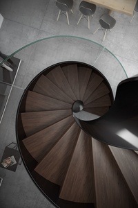 Escalera <span class=keywords><strong>de</strong></span> Caracol Helicoidal, Escalera <span class=keywords><strong>de</strong></span> Loft, <span class=keywords><strong>Diseño</strong></span> <span class=keywords><strong>de</strong></span> <span class=keywords><strong>Escaleras</strong></span> Modernas para Interiores con Barandilla - Product Image 4