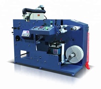 Machine d'impression flexographique d'étiquettes Zhenbang automatique 1 couleur ZBRY-420, haute vitesse 60m/min, structure empilable, nouvelle imprimante autocollante