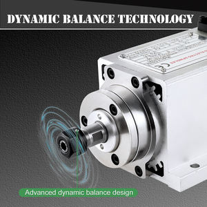Moteur de broche CNC refroidi par air Zhong Hua Jiang Square ER11 1,5 kW 4 roulements 110 V/220 V pour machine de gravure CNC - Product Image 3