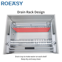 Organizador de Gavetas Deslizantes ROEASY para Cozinha, Elevador de Armário, Cesta Retrátil