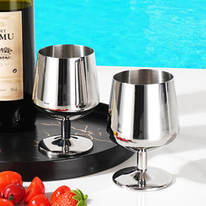 <span class=keywords><strong>Prix</strong></span> de gros Acier inoxydable <span class=keywords><strong>Martini</strong></span> Champagne Verre 360ML Gobelet Luxe 12 Oz Verre à vin Or Verre à cocktail pour mariage - Product Image 2