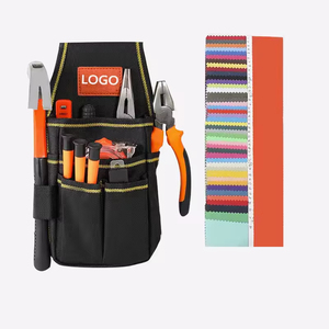 Sacs banane multiples en polyester imperméable avec sangle réglable, fermeture à boucle, système de fixation rapide, ceinture à outils personnalisable OEM/ODM - Product Image 1