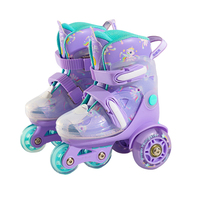Patins à roues alignées clignotants appropriés pour enfants Vente en gros d'usine de chaussures de patins pour les sports de plein air