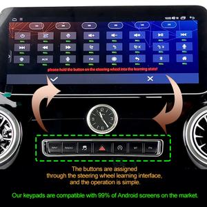 Central Panel Hazard Light Buttons Bar Compatible With Android Screens for Mercedes Benz Vito 114 Mixto W447 2018 Radio Buttons - Product Image 4