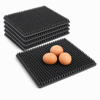 Nouveaux tapis de nidification en plastique lavables pour volailles avec garantie d'un an pour les fermes avicoles familiales et les poulaillers